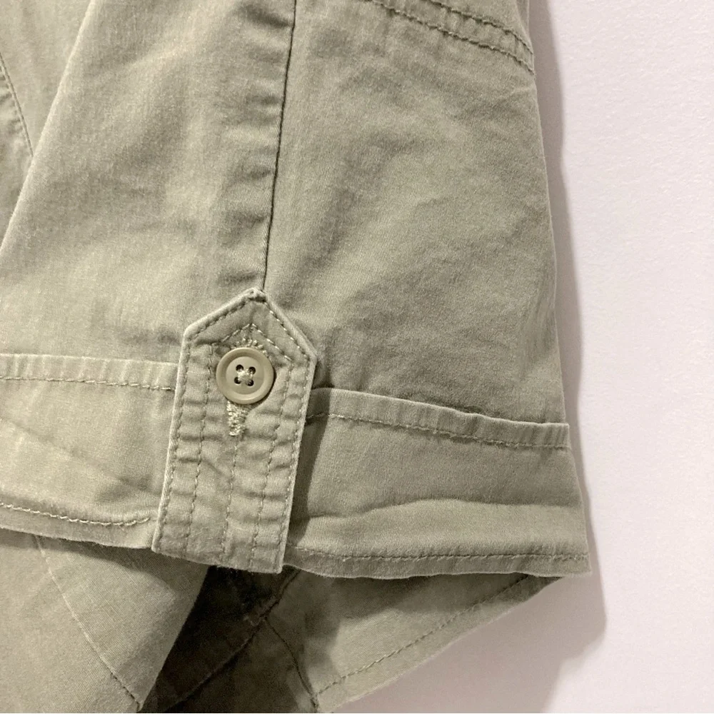 St. John’s Bay Stretch Olive Green Shorts